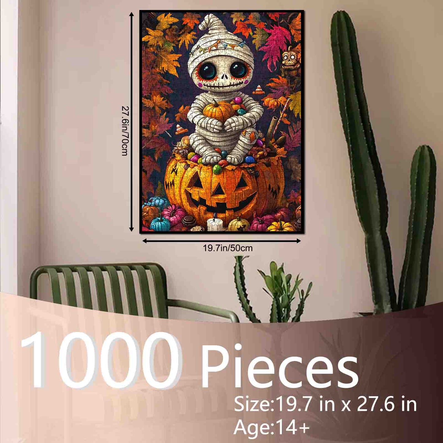 Cute Halloween Mummy Jigsaw Puzzle