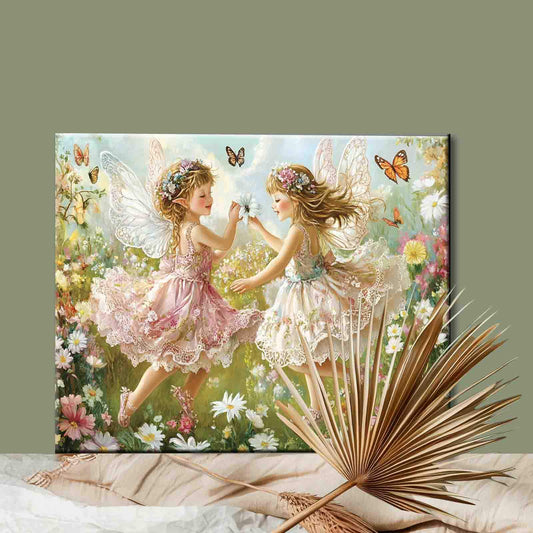 Dancing Flower Fairies Paint by Numbers