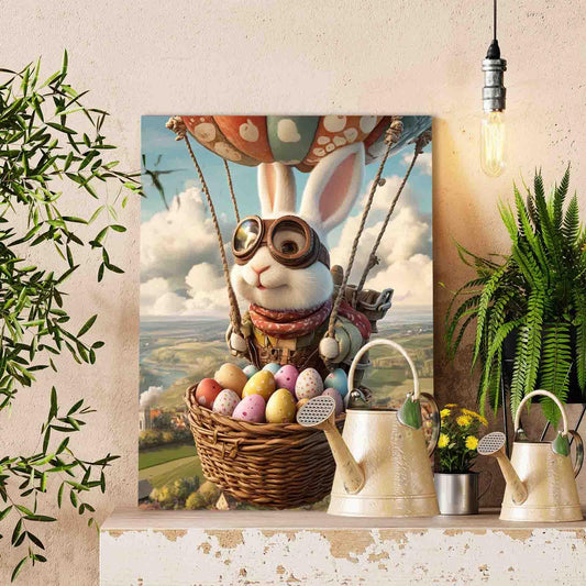 Easter Balloon Bunny Paint by Numbers