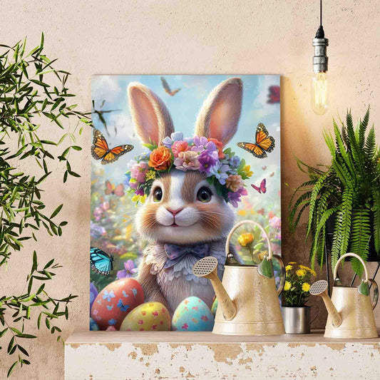 Easter Bunny Garden Paint by Numbers