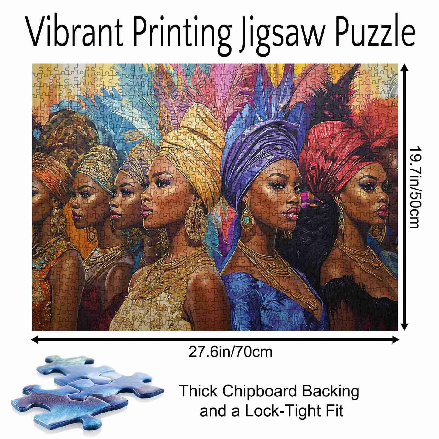 Elegant African Women Jigsaw Puzzle