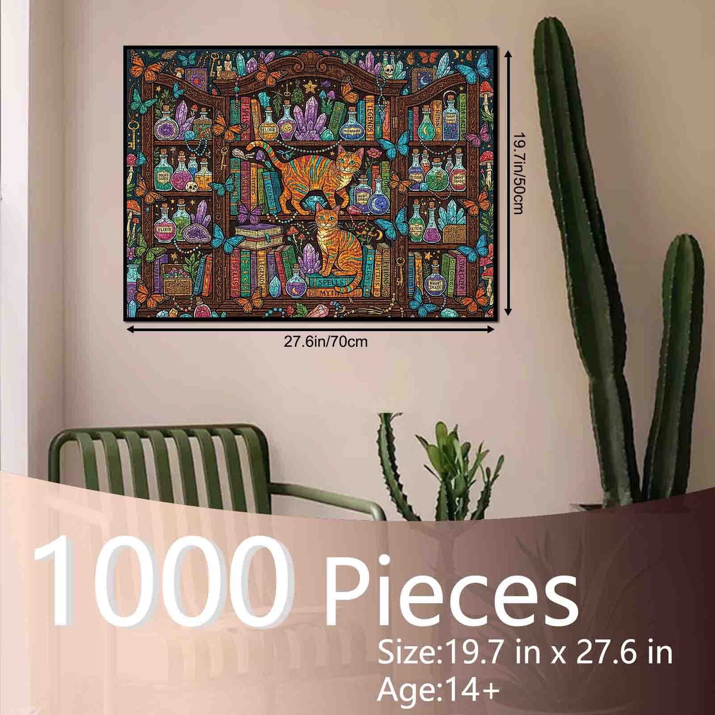 Enchanted Cat Apothecary Jigsaw Puzzle
