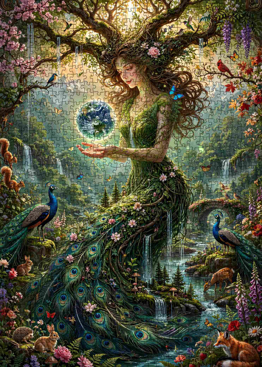 Enchanted Mother Nature Forest Jigsaw Puzzle