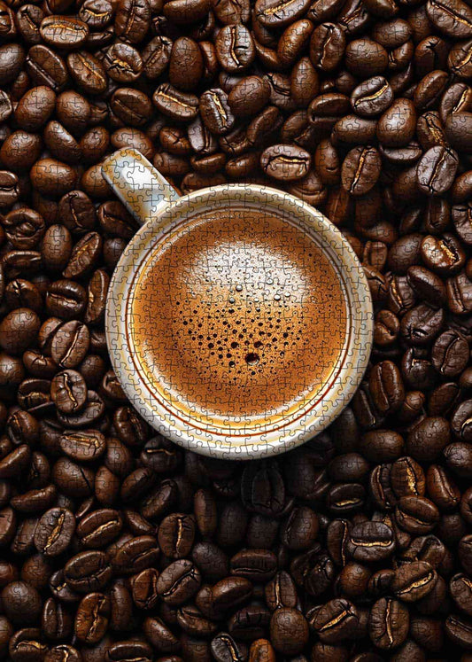 Espresso and Coffee Beans Jigsaw Puzzles