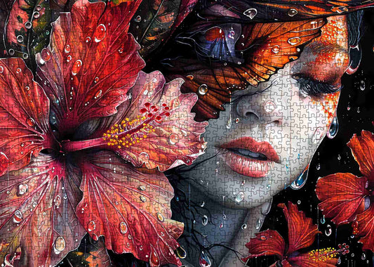 Ethereal Floral Essence Jigsaw Puzzle