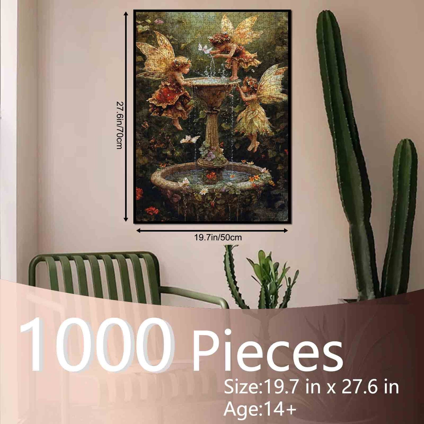 Fairy Fountain Jigsaw Puzzle