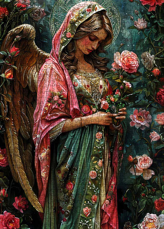 Angel in Bloom Jigsaw Puzzle