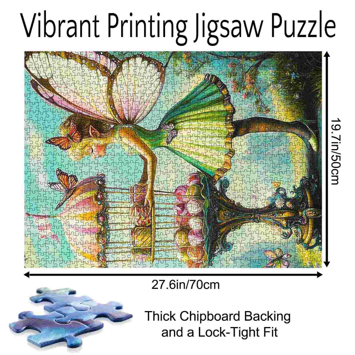 Fairy with Carousel of Candies Jigsaw Puzzle