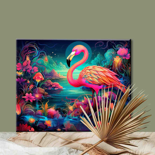 Fancy Flamingo Paint by Numbers