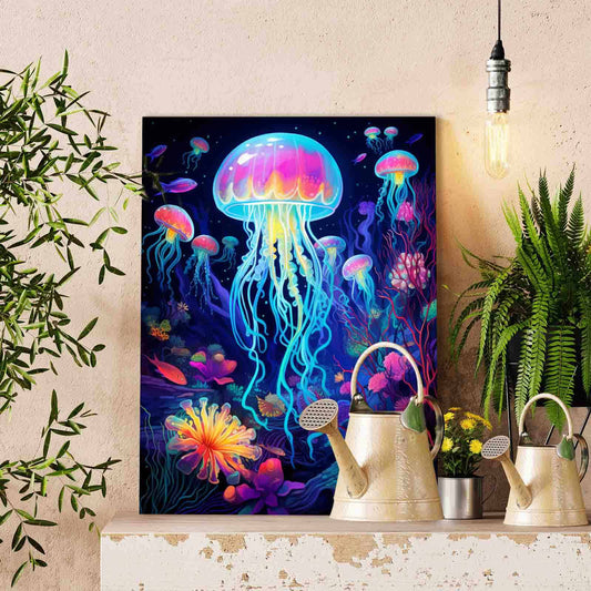 Fancy Jellyfish Paint by Numbers