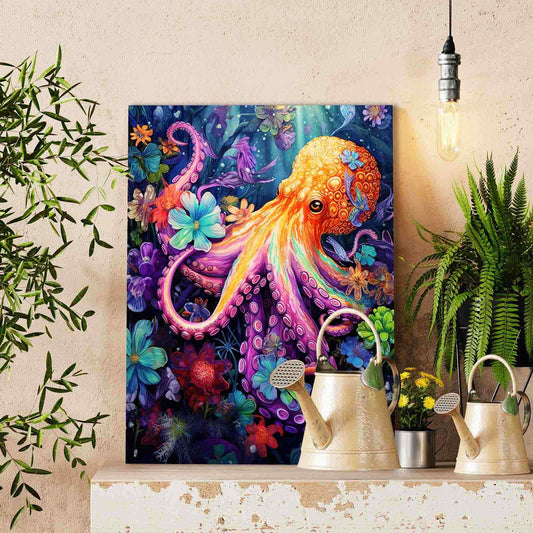 Fancy Octopus Paint by Numbers