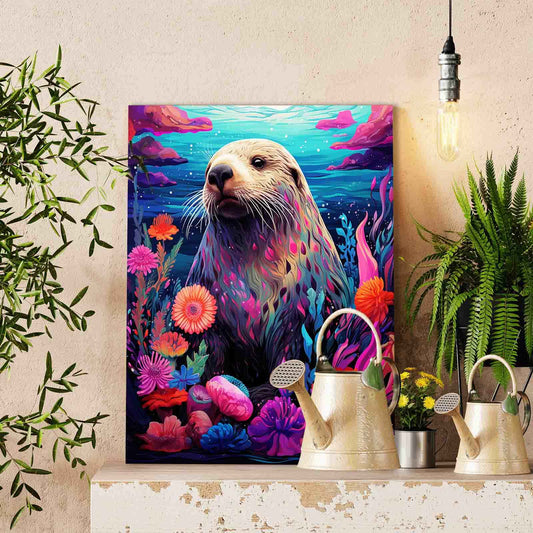 Fancy Seal Dog Paint by Numbers