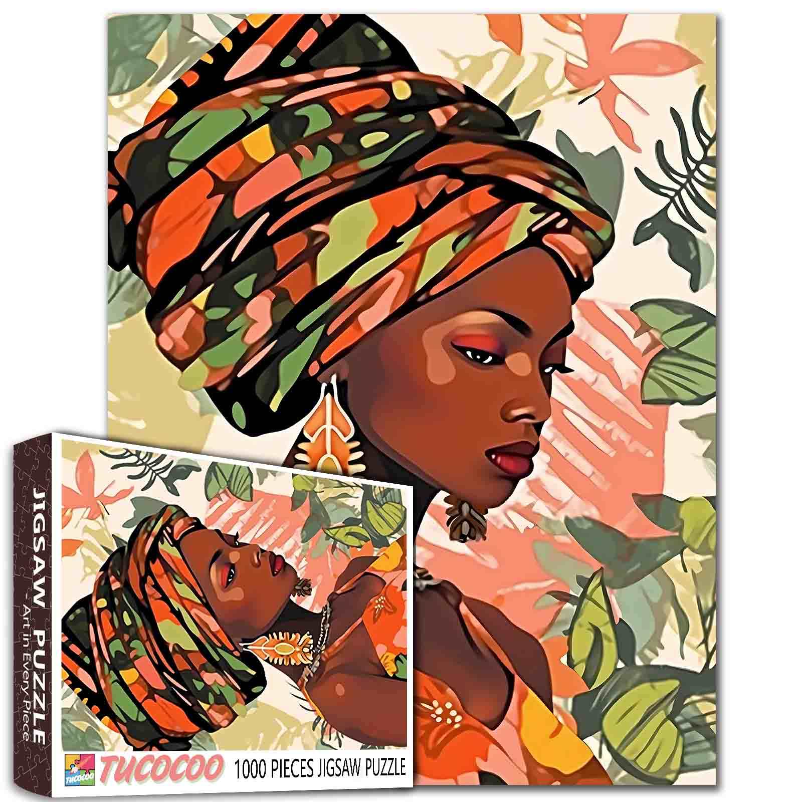Fashion African American Girl Jigsaw Puzzle – Tucocoo