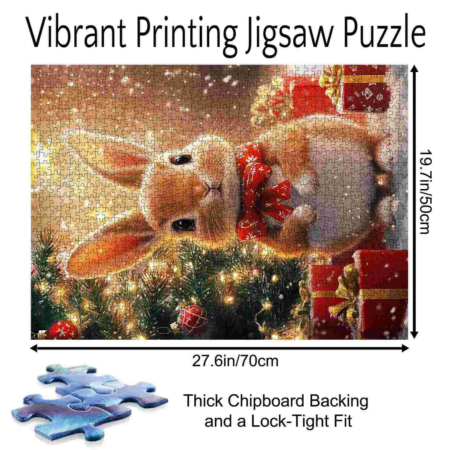 Festive Bunny Delight Jigsaw Puzzle
