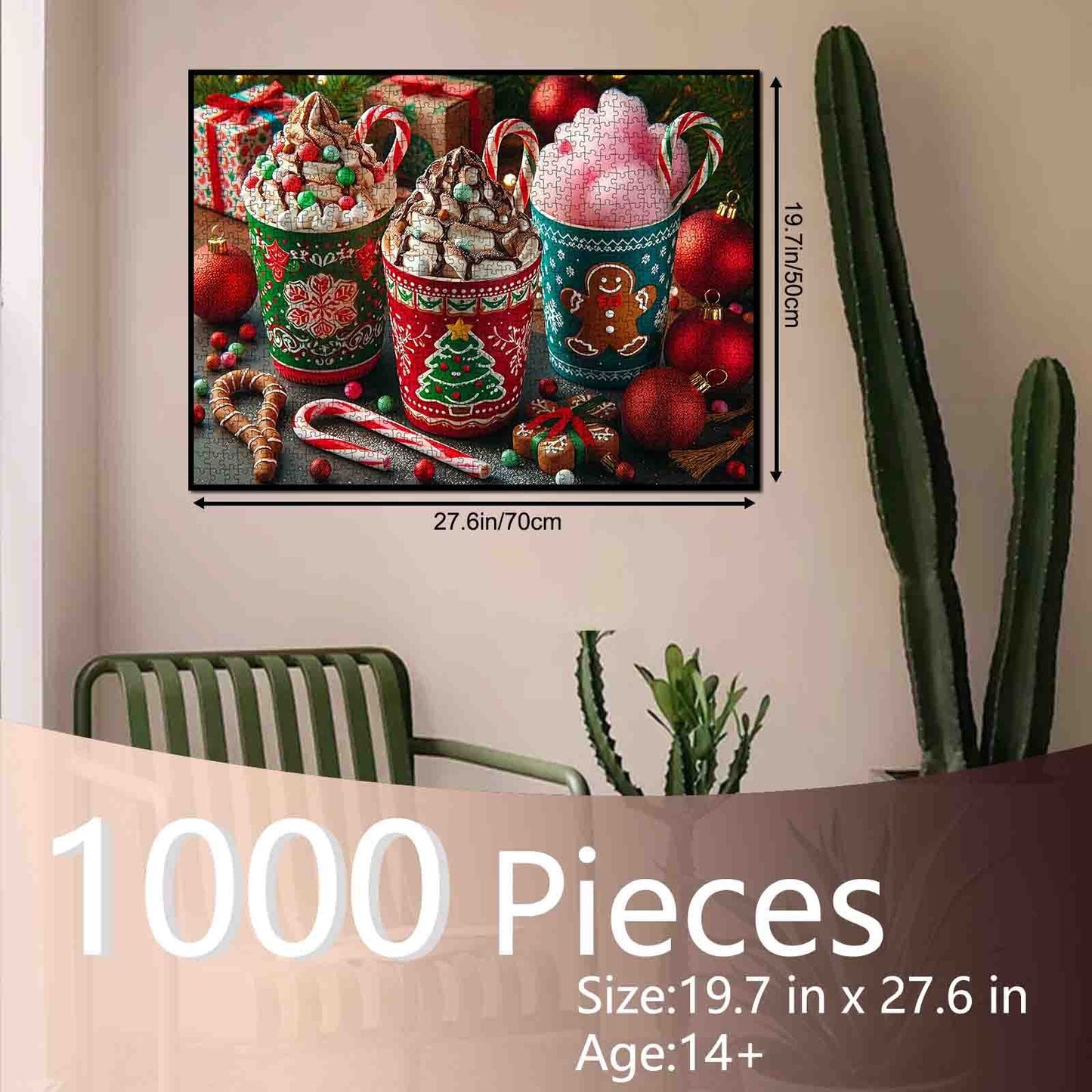 Festive Hot Chocolate Christmas Jigsaw Puzzle