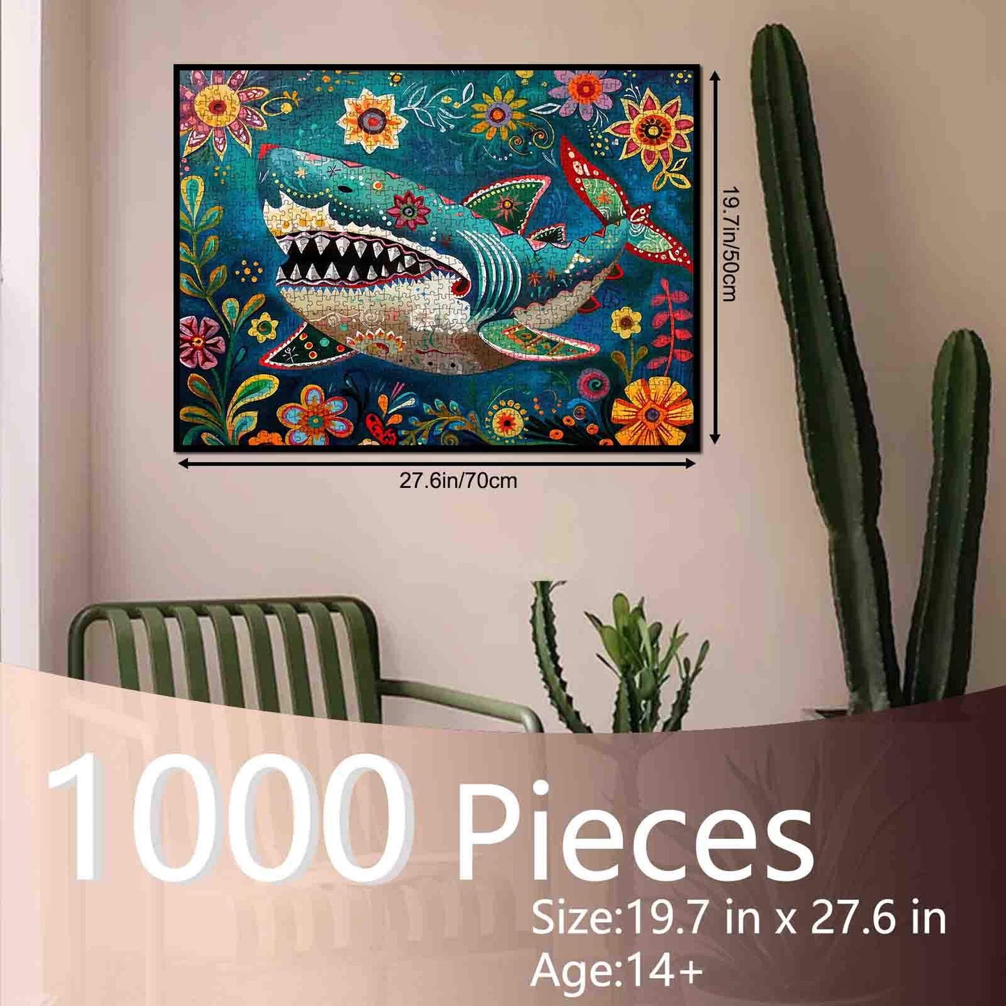 Fierce Shark Marine Animals Jigsaw Puzzle