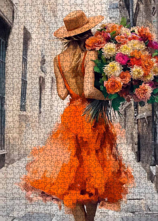 Floral Embrace Jigsaw Puzzle