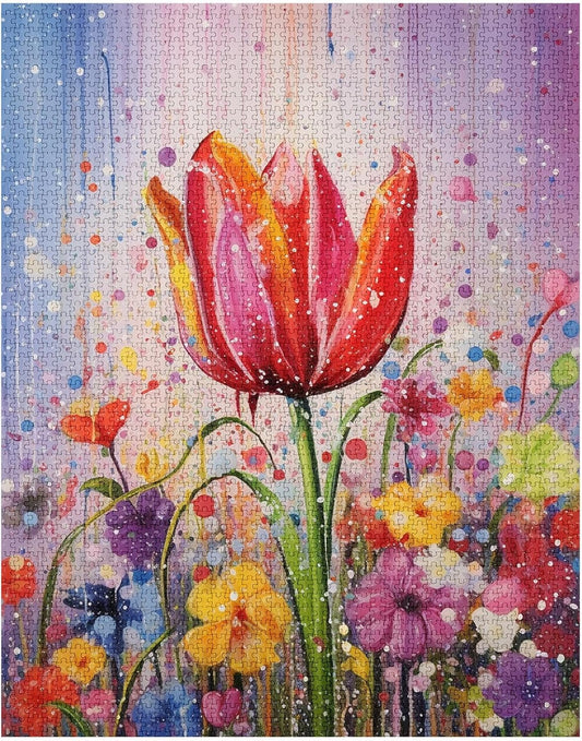Puzzles de fleurs de tulipes