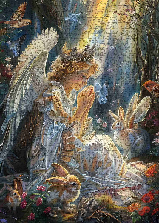 Forest Guardian Angel Jigsaw Puzzles