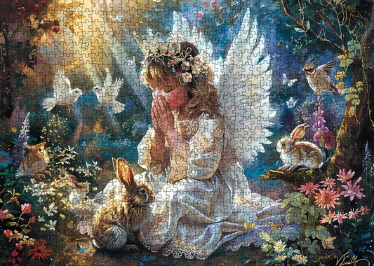 Forest Prayer Angel Jigsaw Puzzle