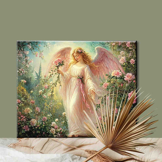 Garden Angel Blessing Paint by Numbers