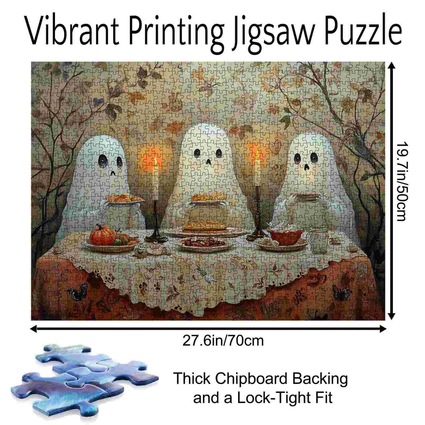 Ghostly Dinner Party Jigsaw Puzzle