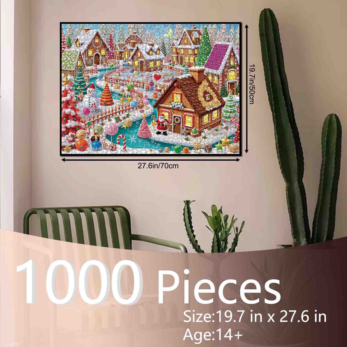 Gingerbread Christmas Village Jigsaw Puzzle