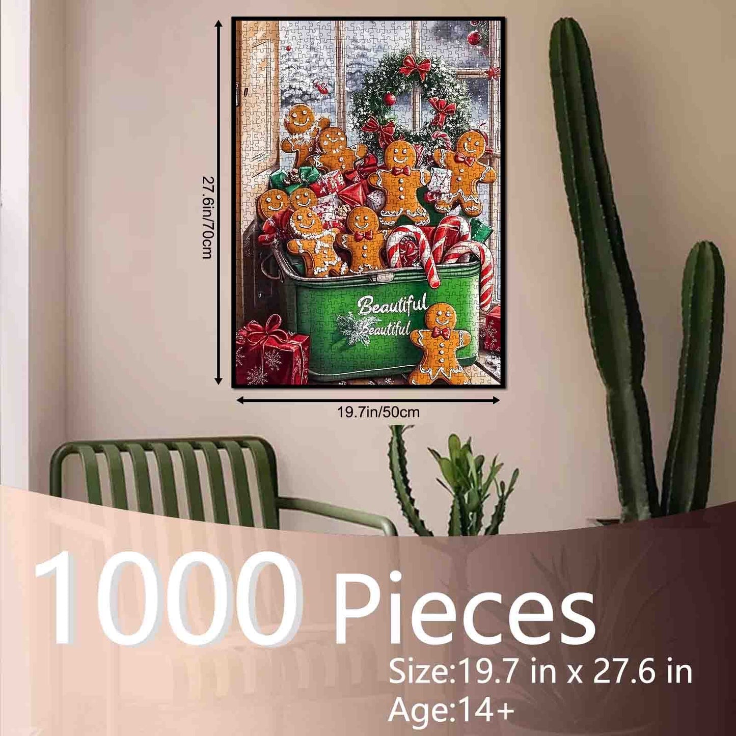 Gingerbread Men Christmas Delight Jigsaw Puzzle