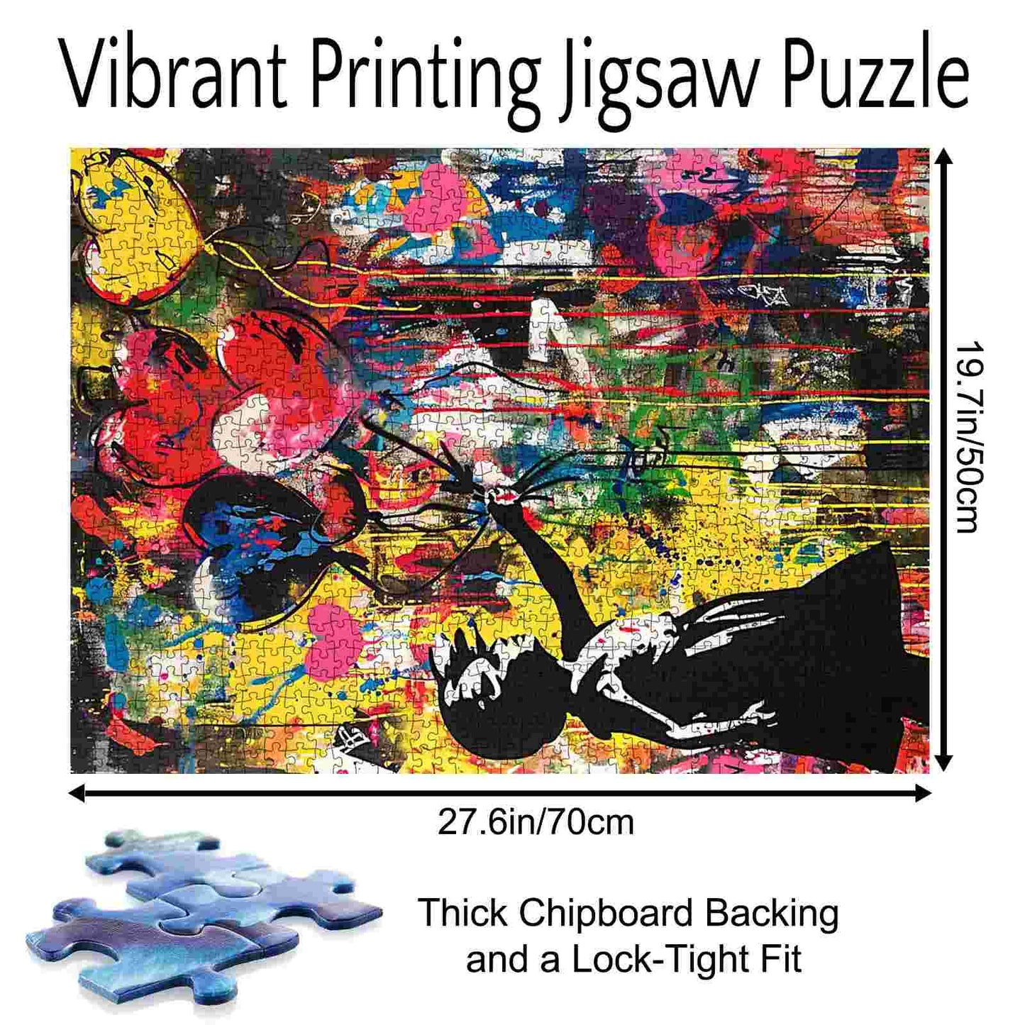 Girl with Balloons Jigsaw Puzzle