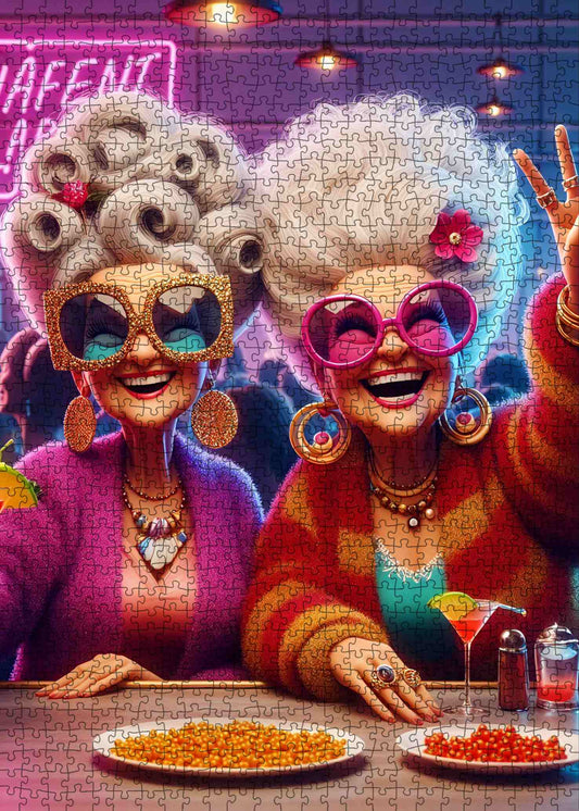 Glamorous Ladies Night Out Jigsaw Puzzle
