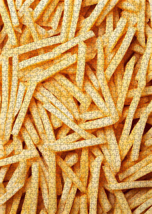 Golden French Fries Jigsaw Puzzles