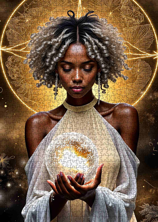 Golden Halo Serenity Jigsaw Puzzle