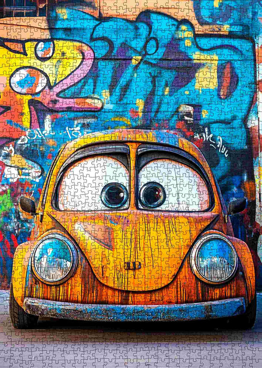 Graffiti Beetle Buddy Jigsaw Puzzle
