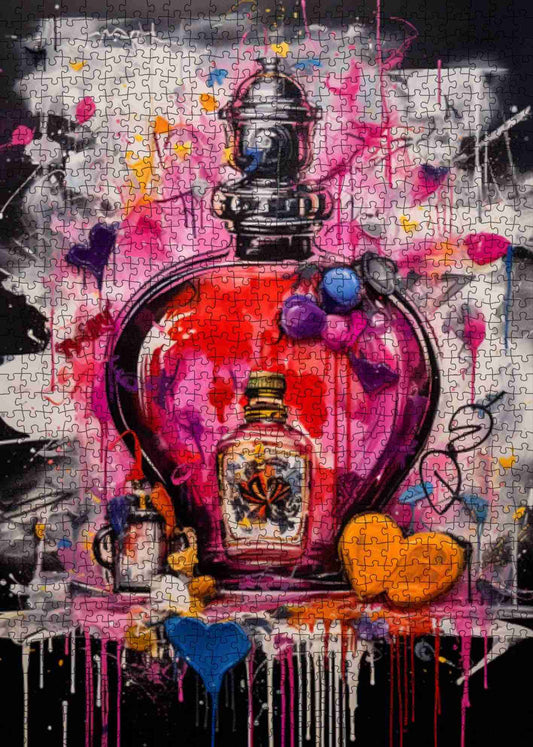 Graffiti Love Potion Jigsaw Puzzle