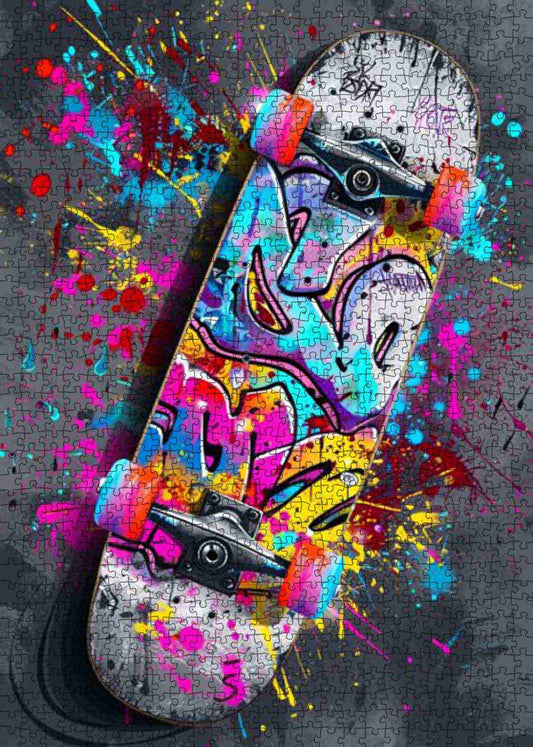 Graffiti Skateboard Jigsaw Puzzle