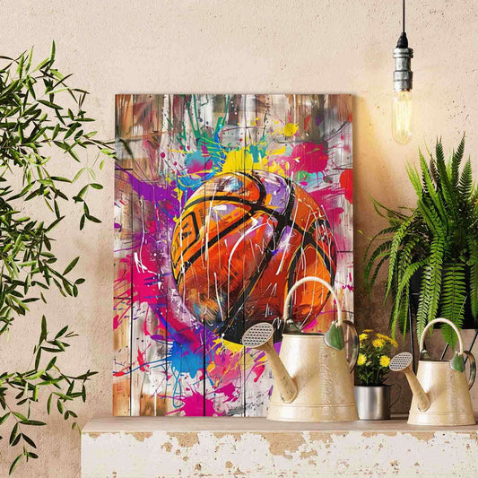 Graffiti Basketball Blast paint by numbers