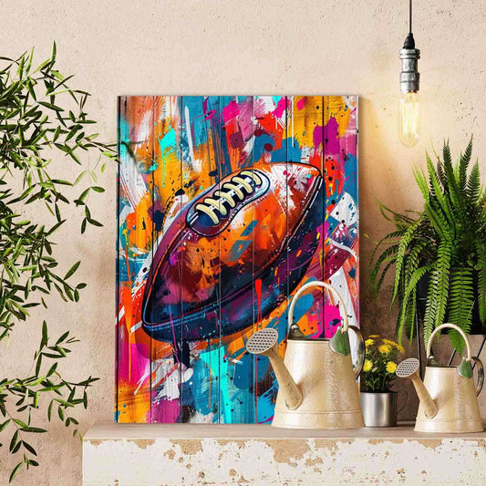 Graffiti Football Explosion paint by numbers