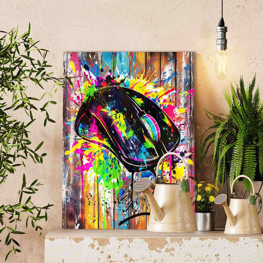 Graffiti Gaming Mouse paint by numbers