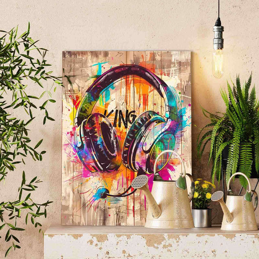 Graffiti Headset Vibes paint by numbers