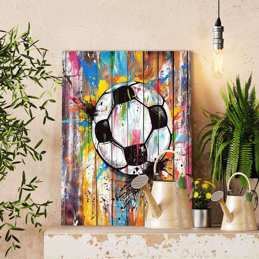 Graffiti Soccer Energy paint by numbers
