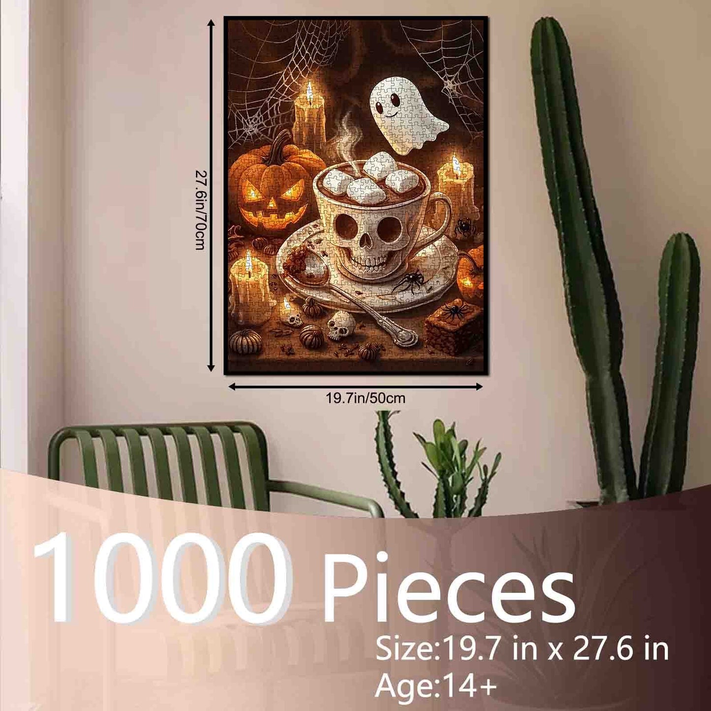 Halloween Ghost Cocoa Jigsaw Puzzle