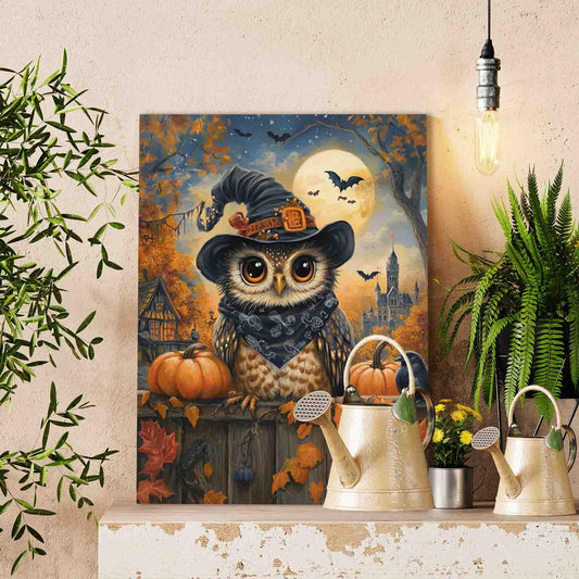 Halloween Owl by Castle Paint by Numbers