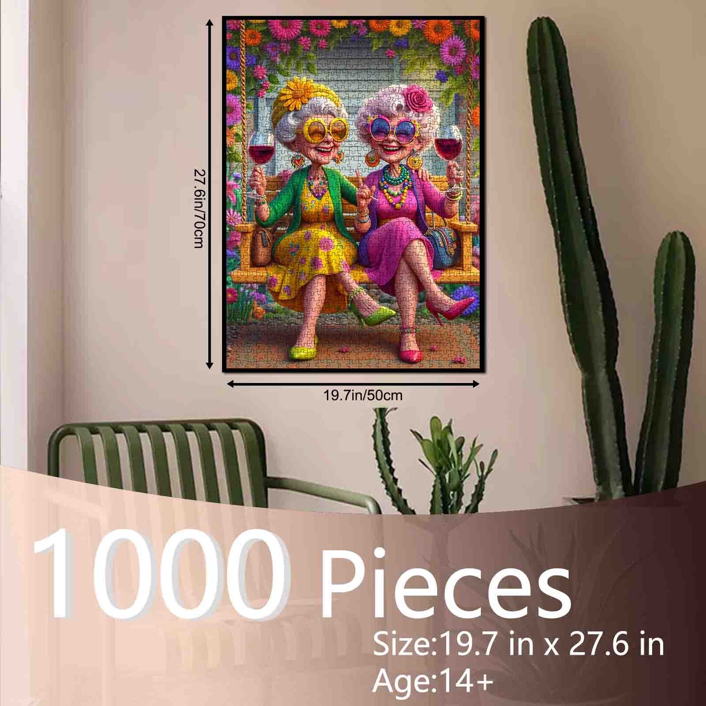 Happy Hour Grandma Friends Jigsaw Puzzle