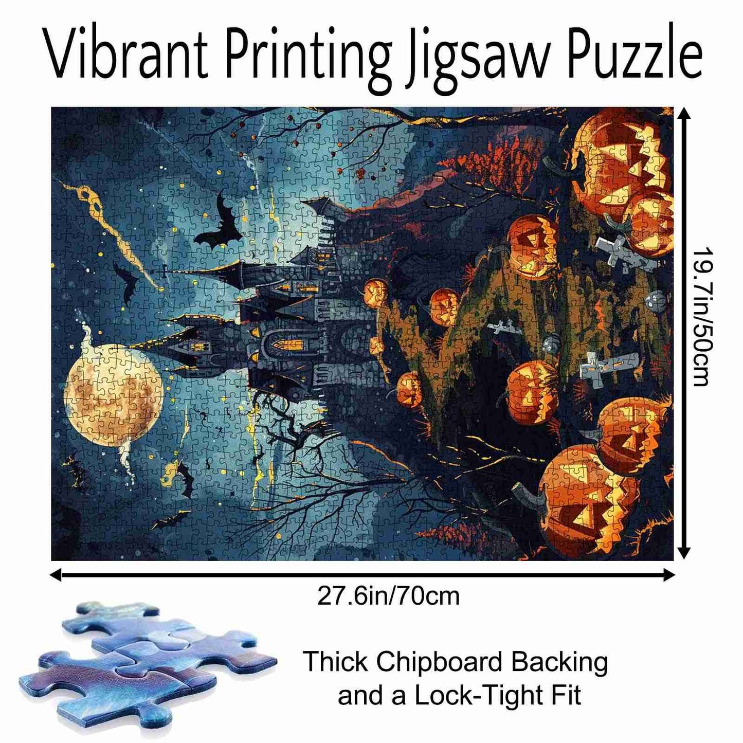 Haunted Hill Pumpkin Path Jigsaw Puzzle