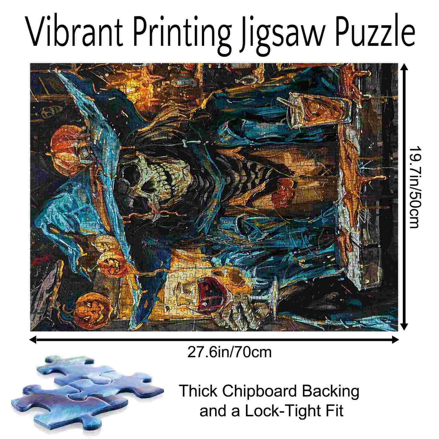 Haunted Tavern Skeleton Jigsaw Puzzle