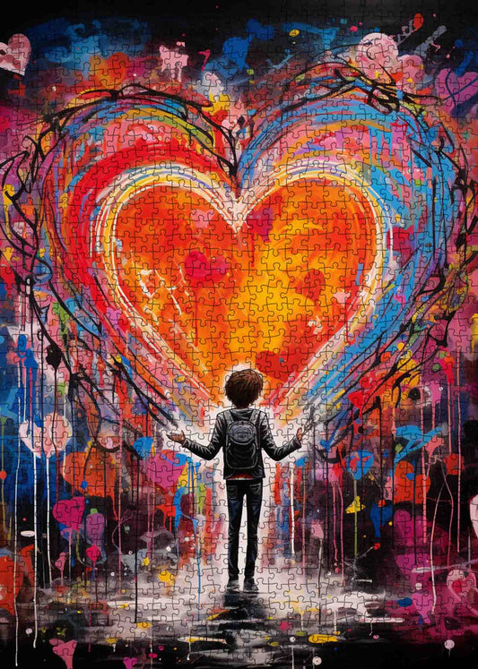 Heart of Colors Jigsaw Puzzle