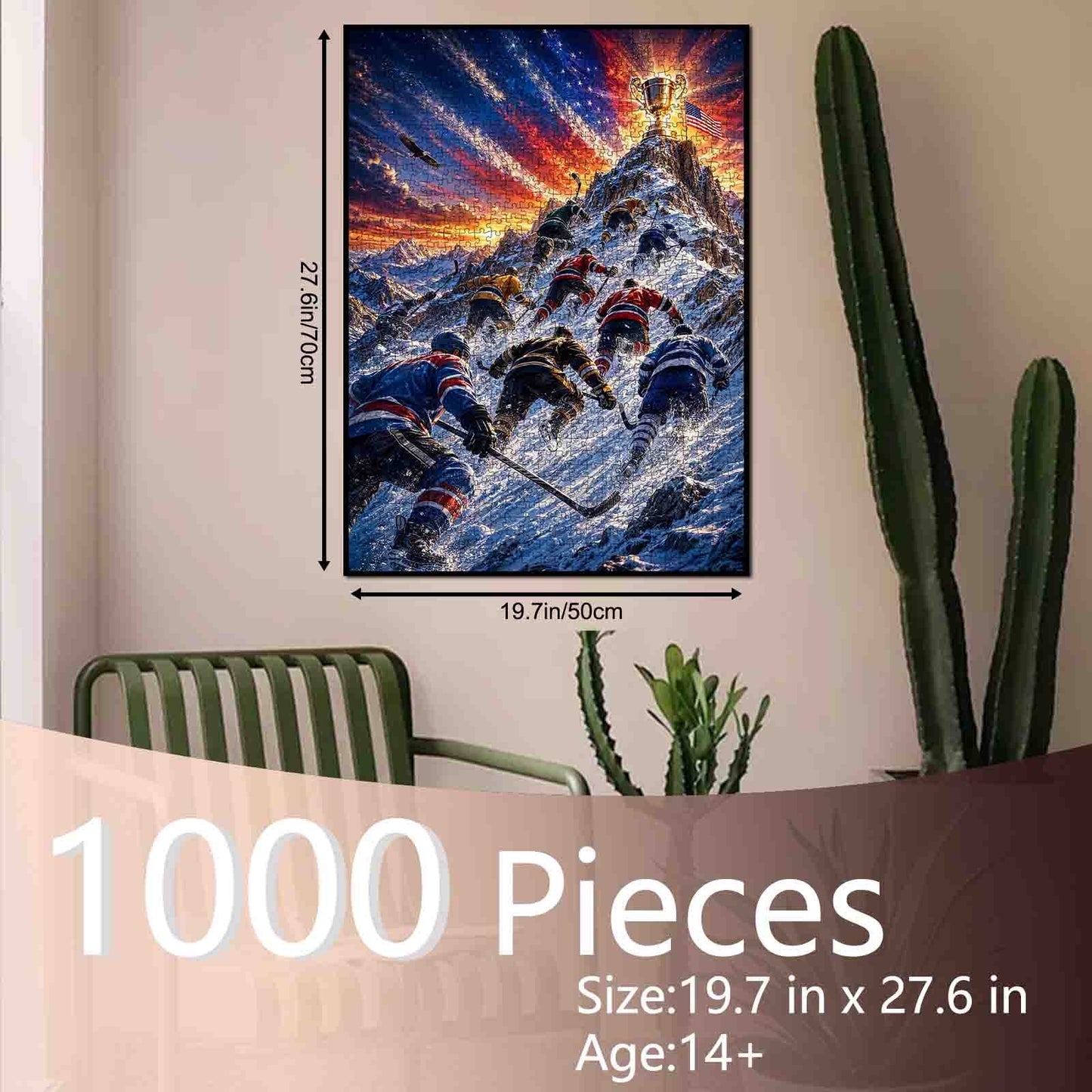 Hockey Mountain Challenge Jigsaw Puzzle
