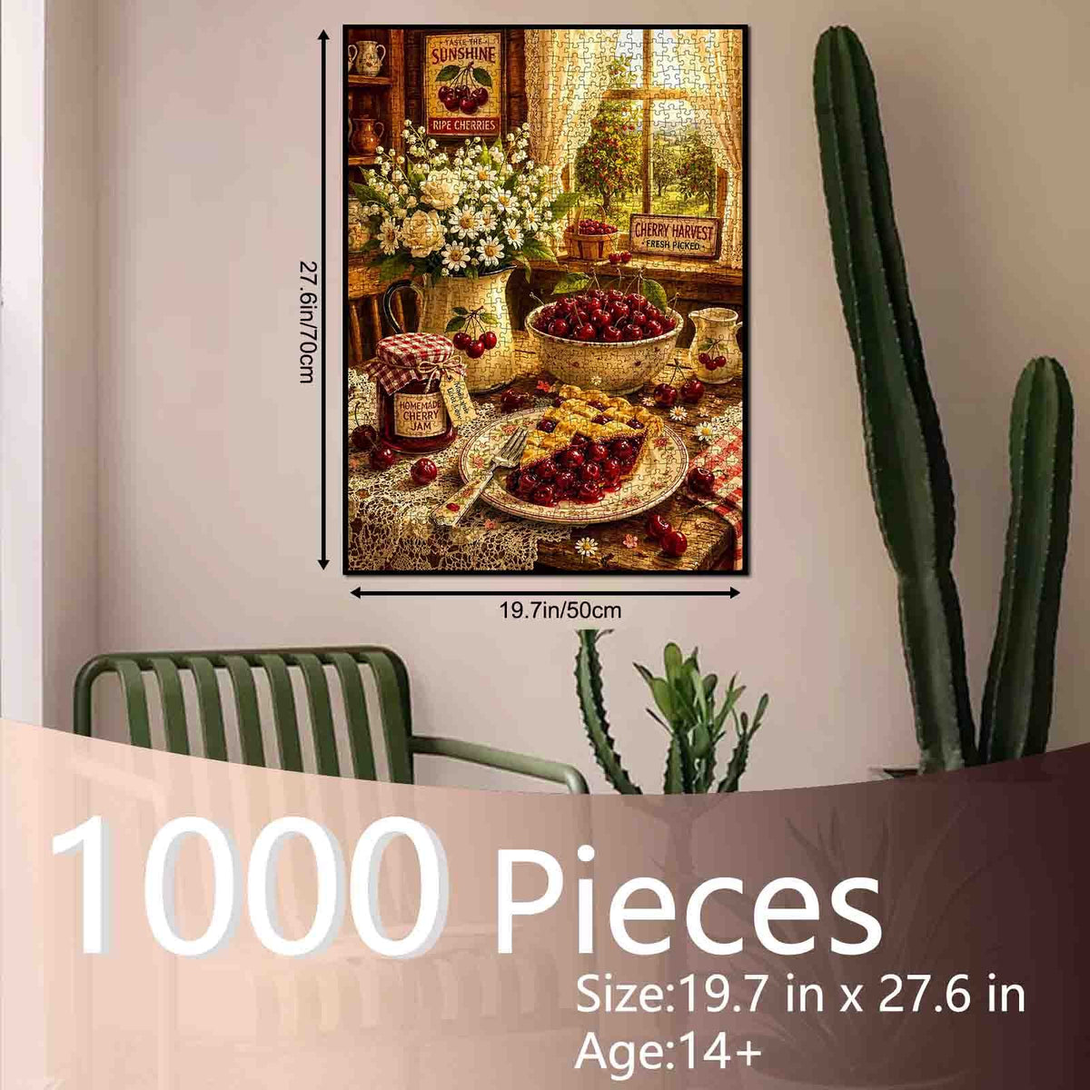 Homemade Cherry Pie Kitchen Jigsaw Puzzle