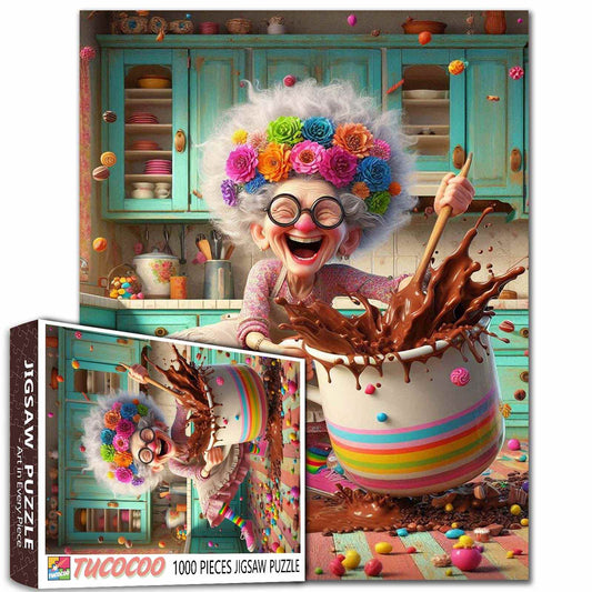 Joyful Chocolate Chaos Jigsaw Puzzle