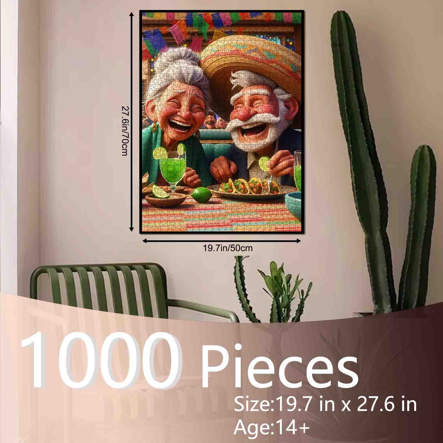 Joyful Taco Feast Elders Jigsaw Puzzle